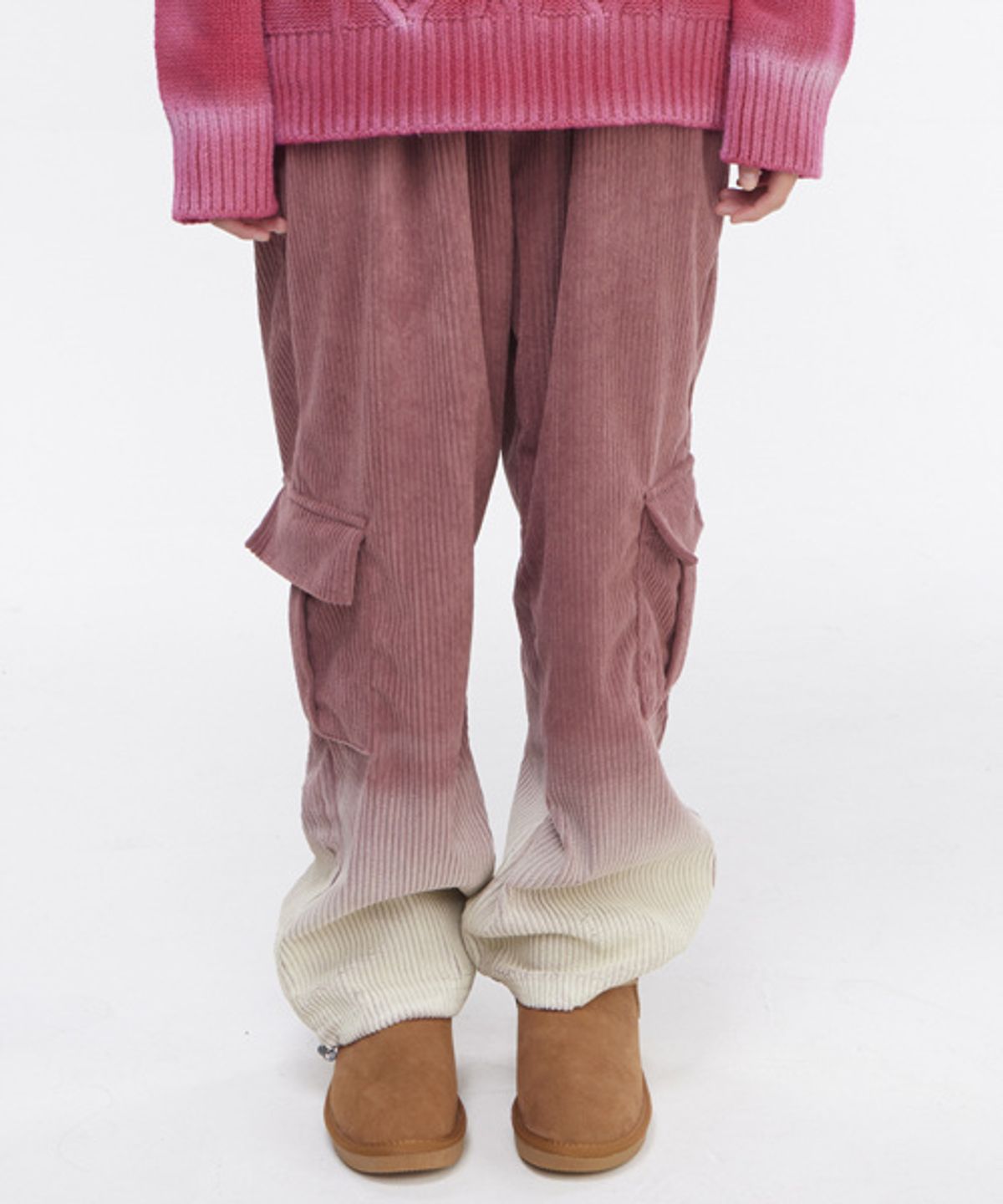 그레이티스트(THE GREATEST) Corduroy Banding Pants Pink