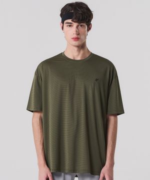 에어메쉬 티셔츠_카키