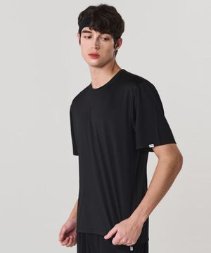 무지 프레쉬핏 티셔츠_블랙