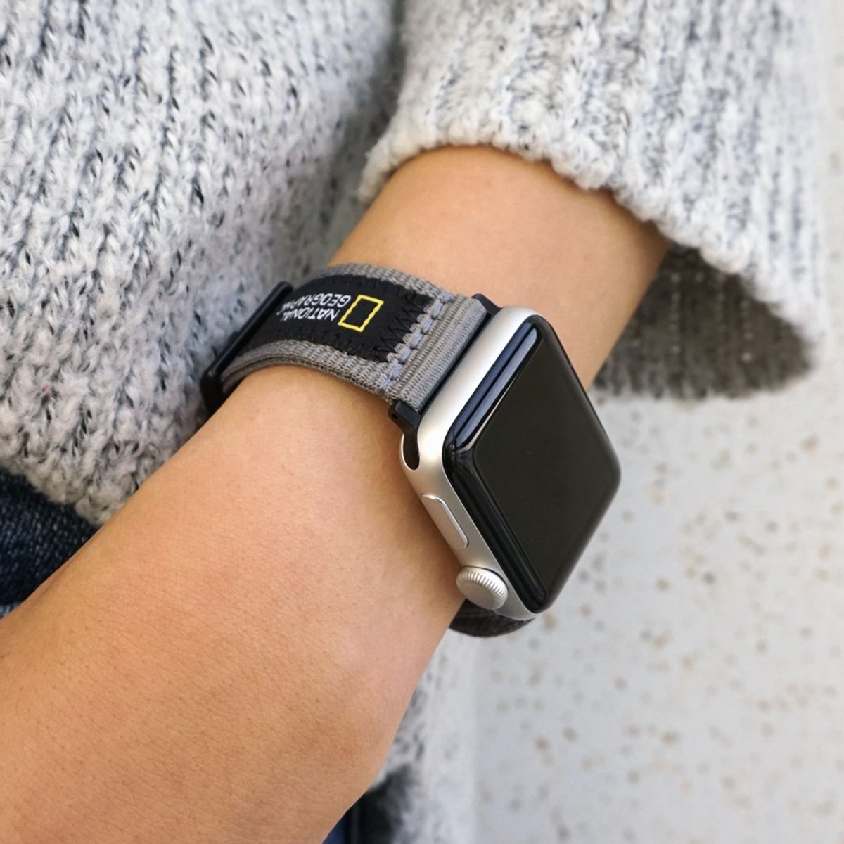 내셔널지오그래픽 모바일(NATIONAL GEOGRAPHIC MOBILE) 애플워치 나토 스트랩 밴드