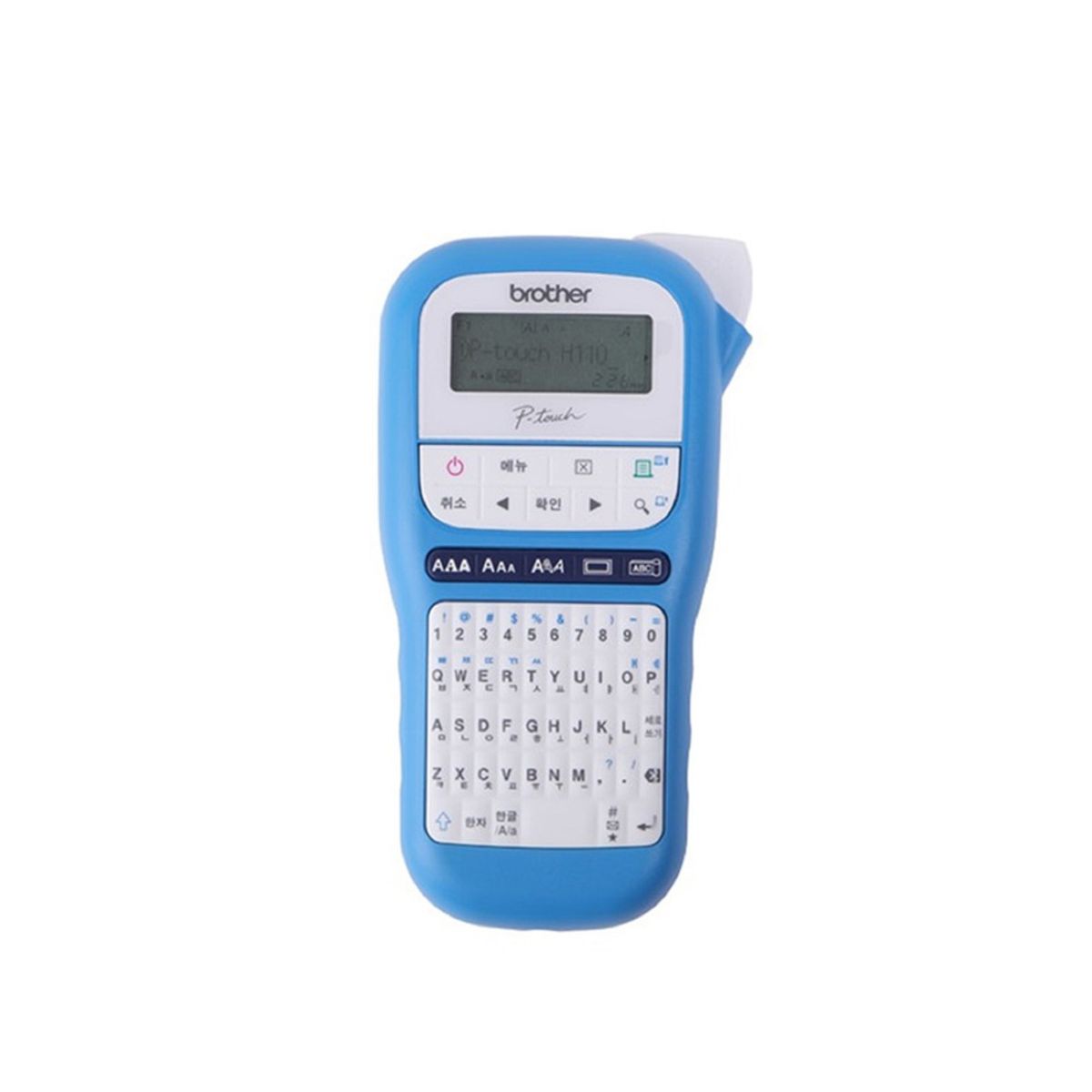 브라더(BROTHER) PT-H110BW (블루) 라벨프린터