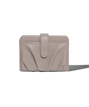 도우 콤팩트 명함 지폐 여성가죽카드지갑 코코아