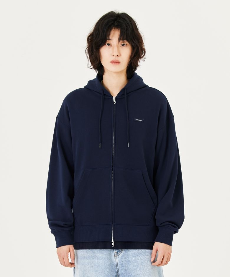 SIGN LOGO WAPPEN OG SWEAT ZIP-UP HOODIE - NAVY