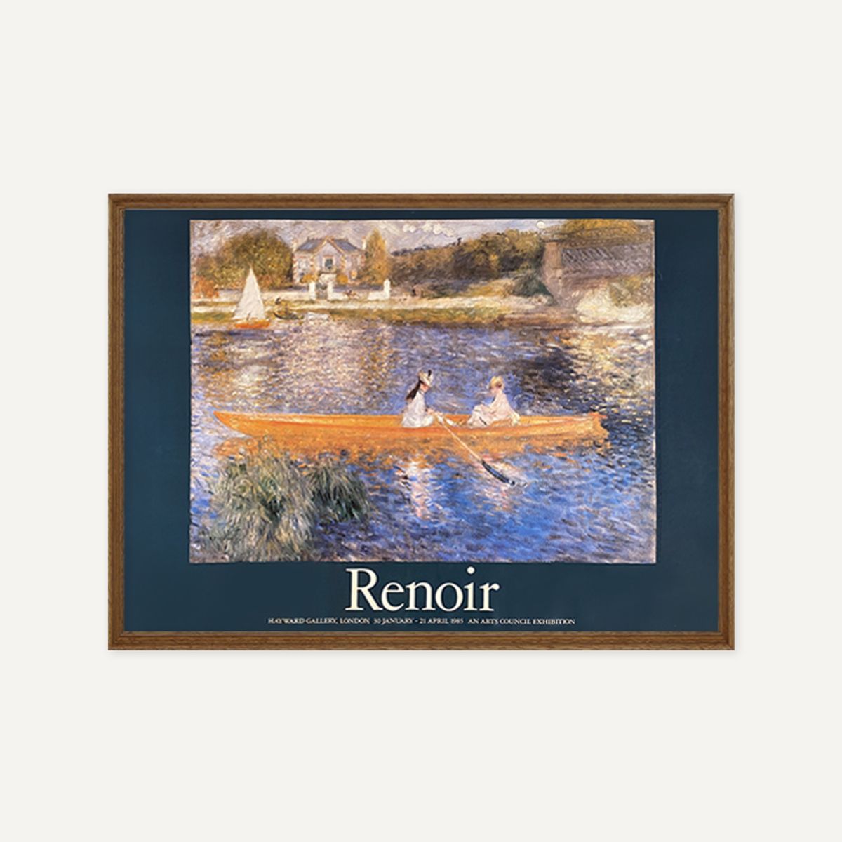 그릿시즌(GREET SEASON) 피에르 오귀스트 르누아르 The Skiff, 1985 (액자 포함)