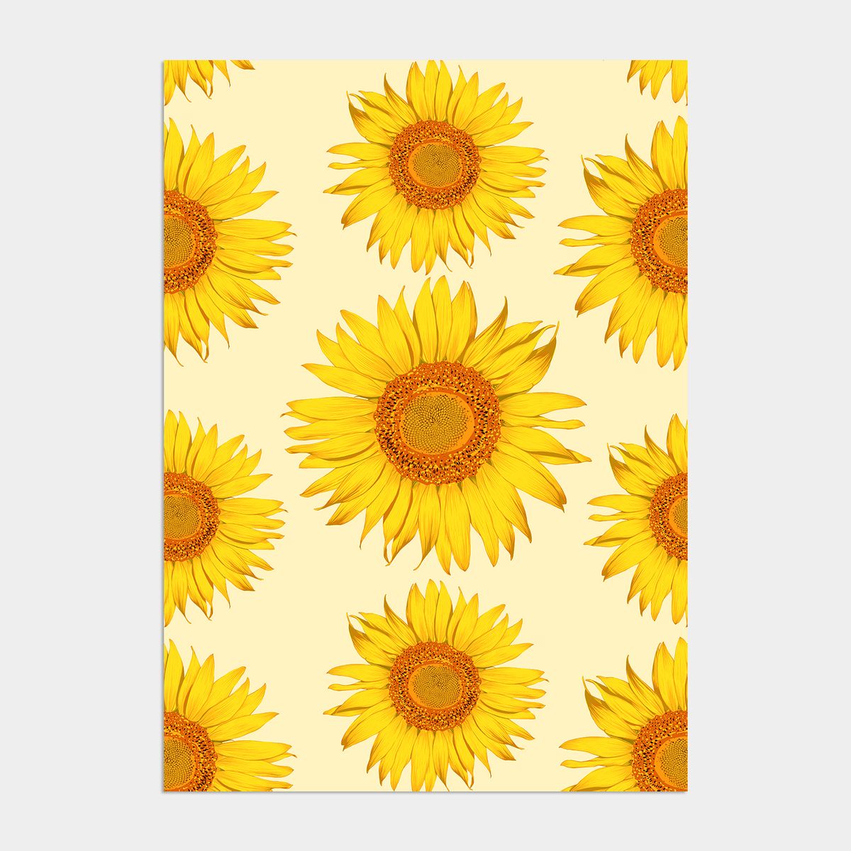 멜팅스튜디오(MELTING STUDIO) 딜라이트 해바라기 액자 인테리어 포스터 / 39. Yellow sunshine