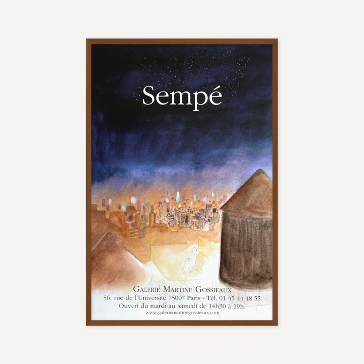 그릿시즌(GREET SEASON) 장 자끄 상뻬 Sempé Terrace in NYC (액자 포함)