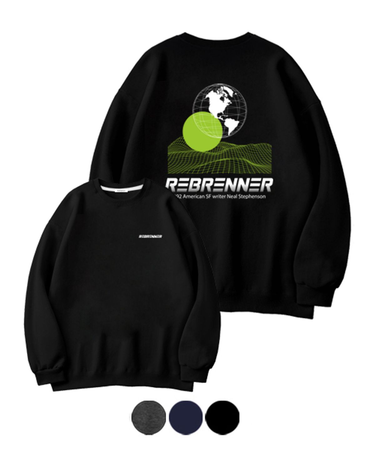 리브레너(REBRENNER) 메타버스2 스웨츠 셔츠