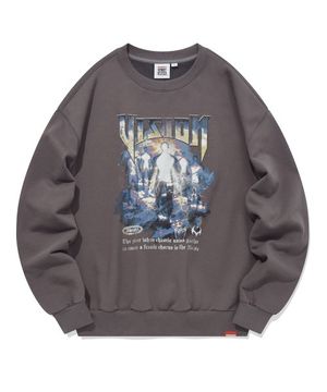 VSW God Crewneck Ash Gray