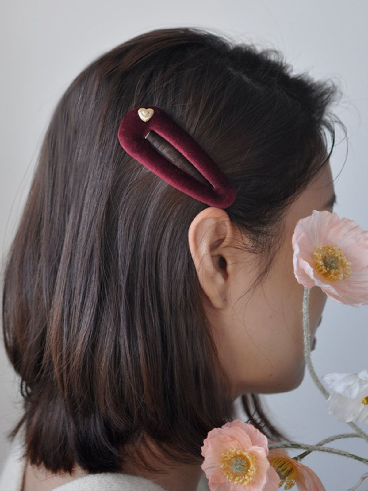 조에나(ZOENA) Petty velvet hair pin