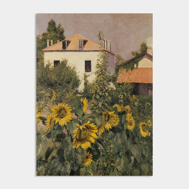 딜라이트 해바라기 액자 인테리어 포스터 / 66. Caillebotte - Sunflower 4