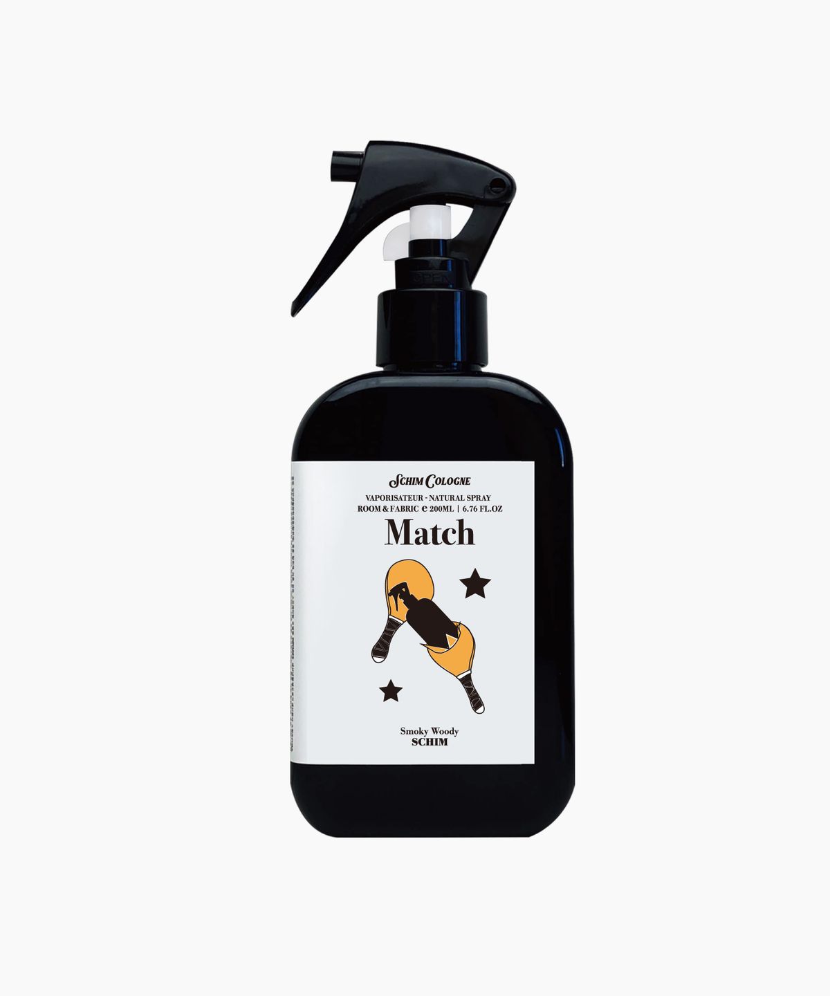 스침(SCHIM) 매치 섬유 공간 향수 200ml [유자와 스모키 우디향]