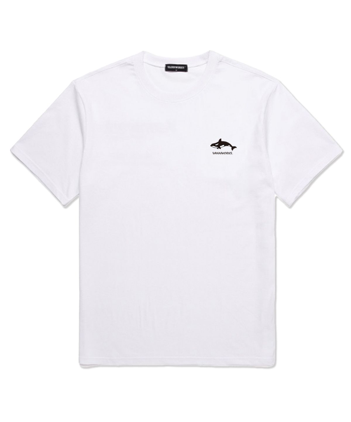 밴웍스(VANNWORKS) Whale 오버핏 반팔 티셔츠 (VS0040) 화이트