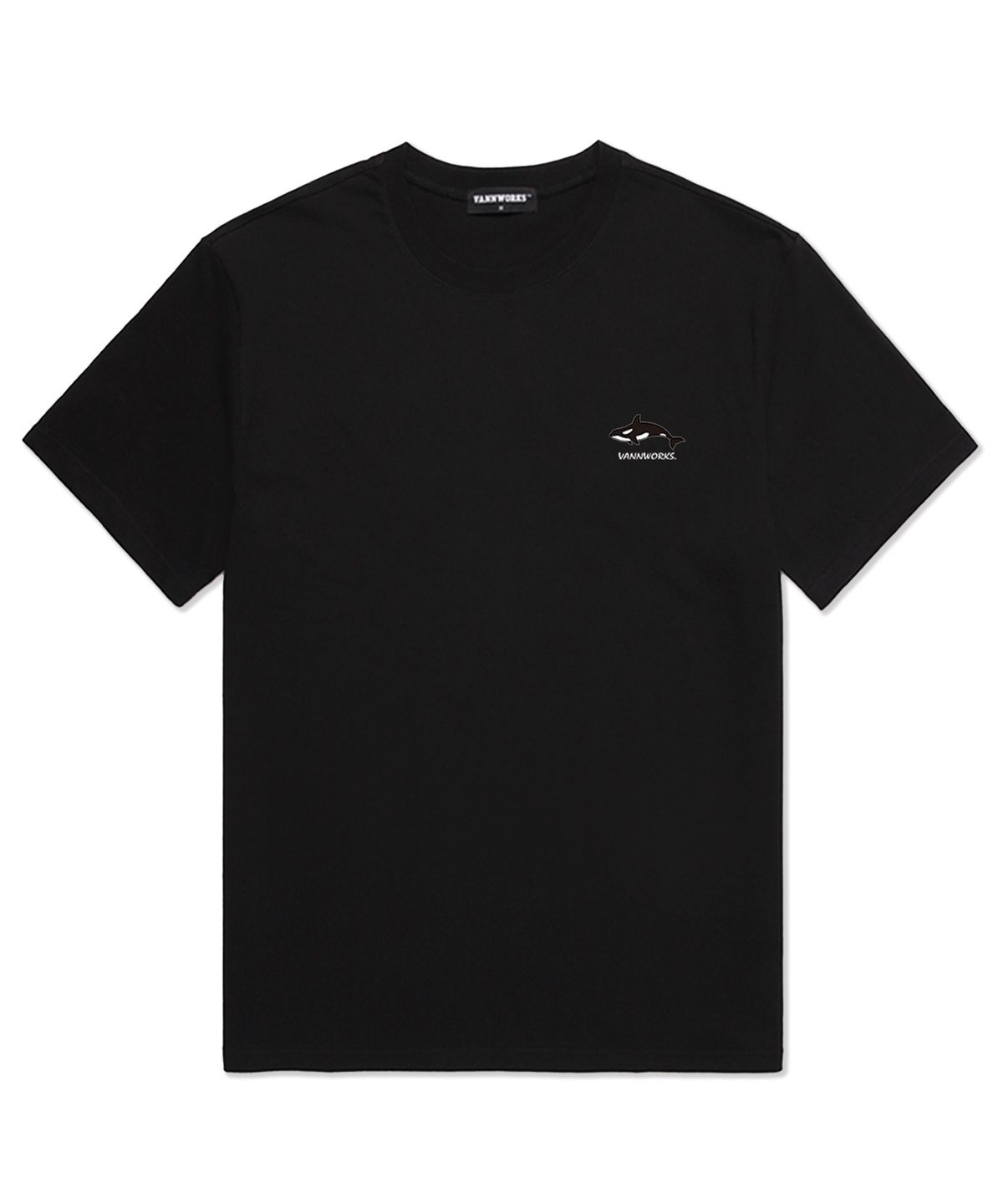 밴웍스(VANNWORKS) Whale 오버핏 반팔 티셔츠 (VS0040) 블랙