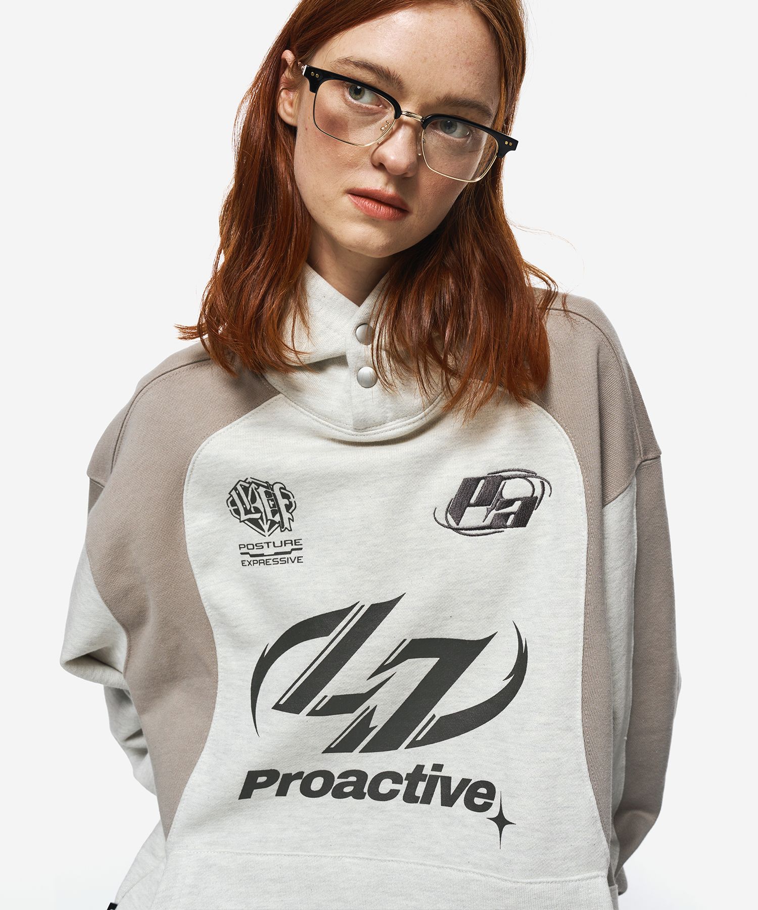 ★CPGN STUDIO★RESTRICTION PIGMENT SNAP HOODIE送料・関税込 ピンク系 CPGN STUDIO_COMPAGNO(コンパーニョ) パーカー