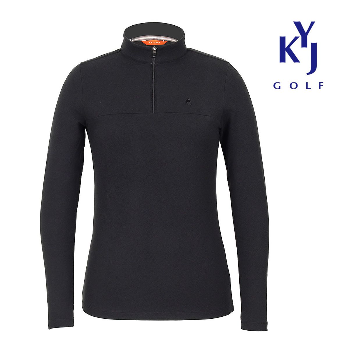 김영주 골프(KIM YOUNG JOO GOLF) 여성 소프트터치 기모 반집업 티셔츠 KOWLTS02