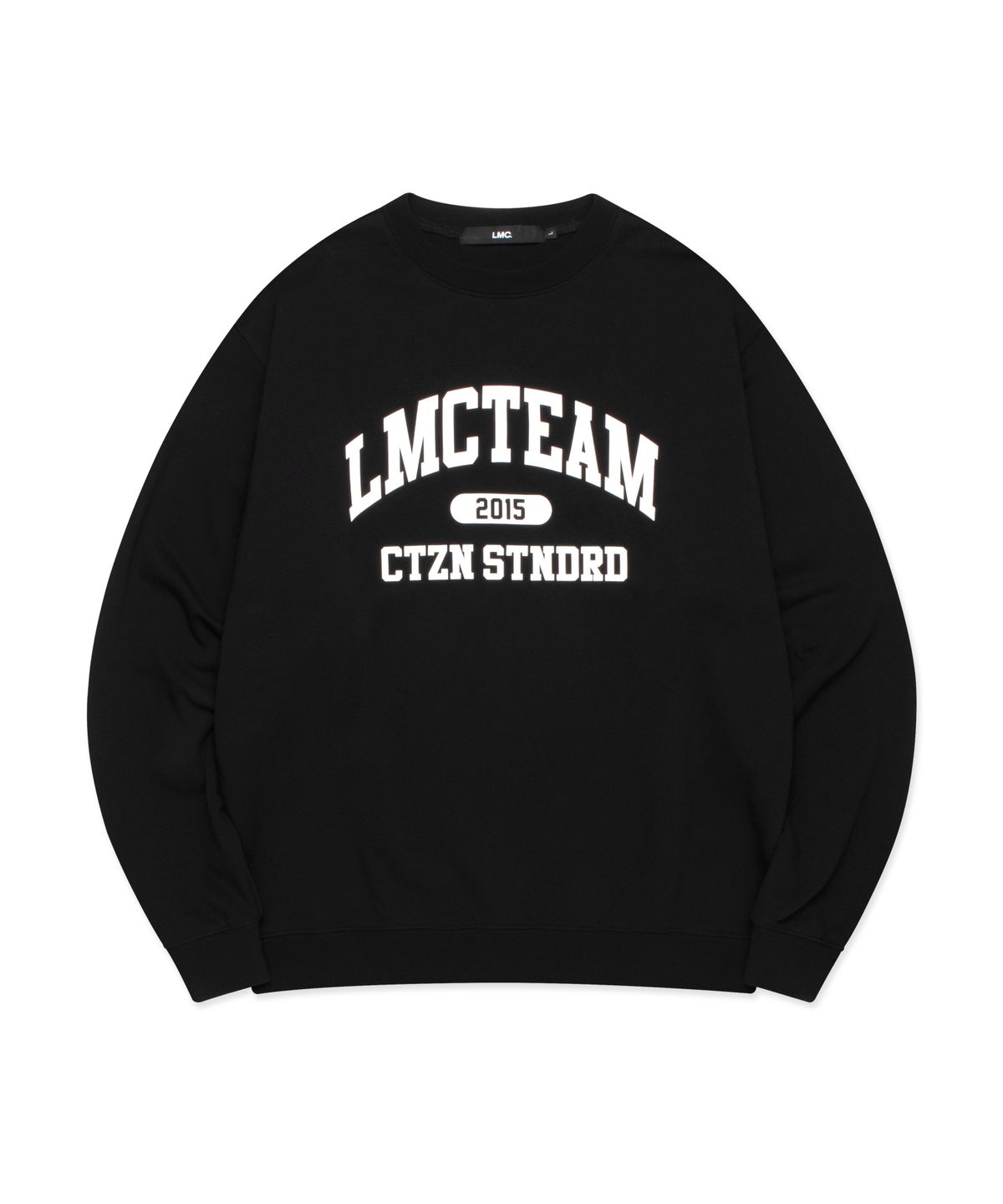 엘엠씨(LMC) TEAM ARCH COLLEGE SWEATSHIRT black