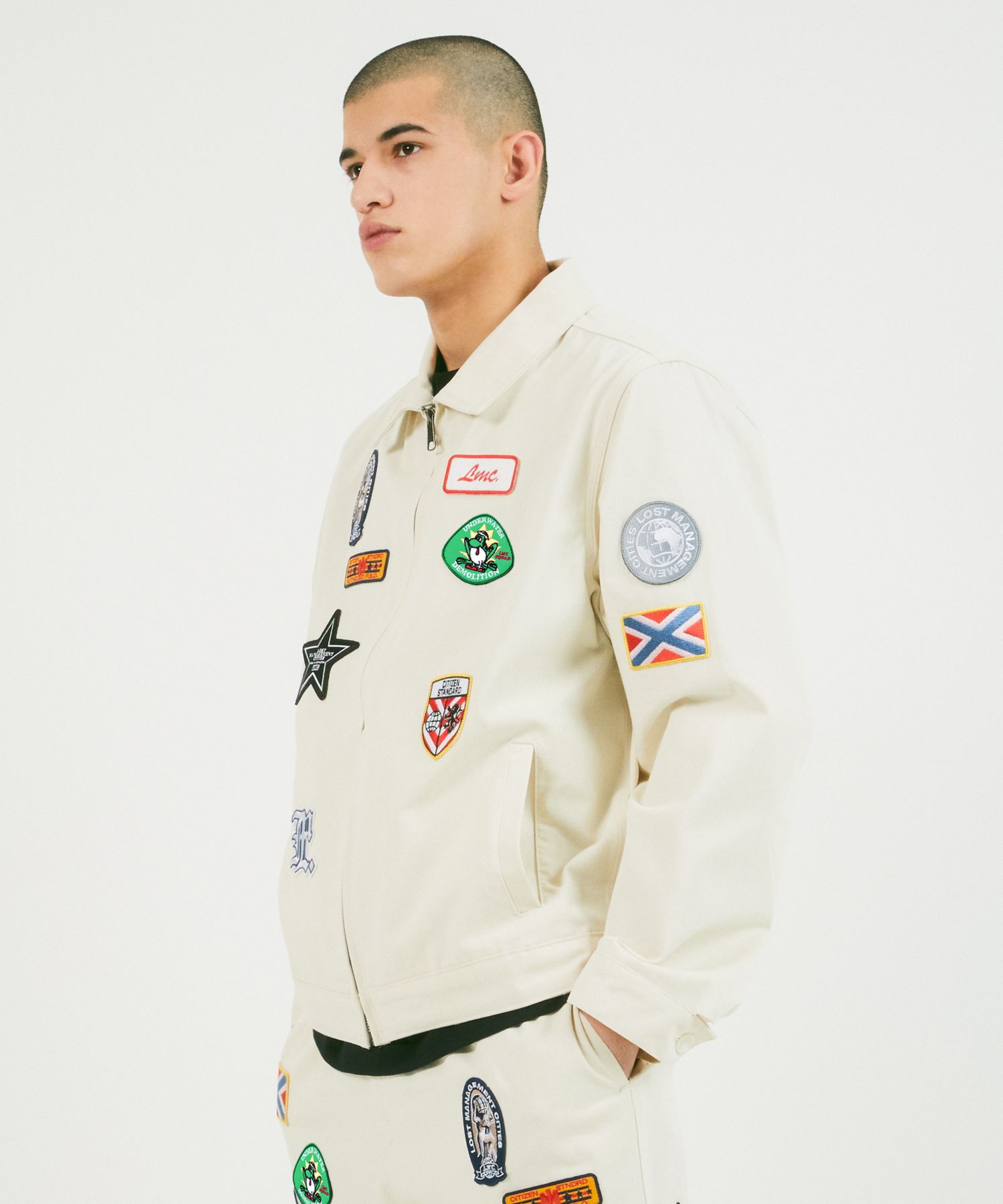[ LMC ]★WAPPEN WORK JACKET LMC Wappen Work Jacket - Black | International Store