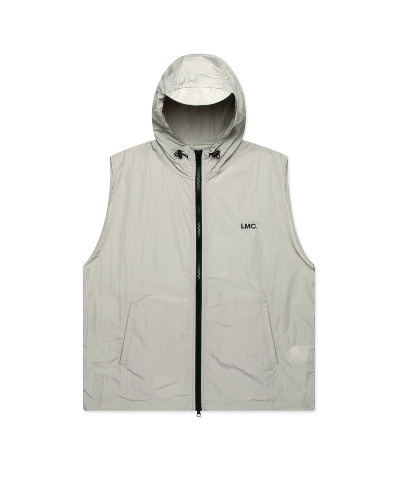 OG ESSENTIAL HOODIE VEST light gray