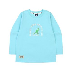 아치 로고 빅 심볼 롱슬리브 티셔츠 QA 0008 라이트 블루/AQACRT00080LU