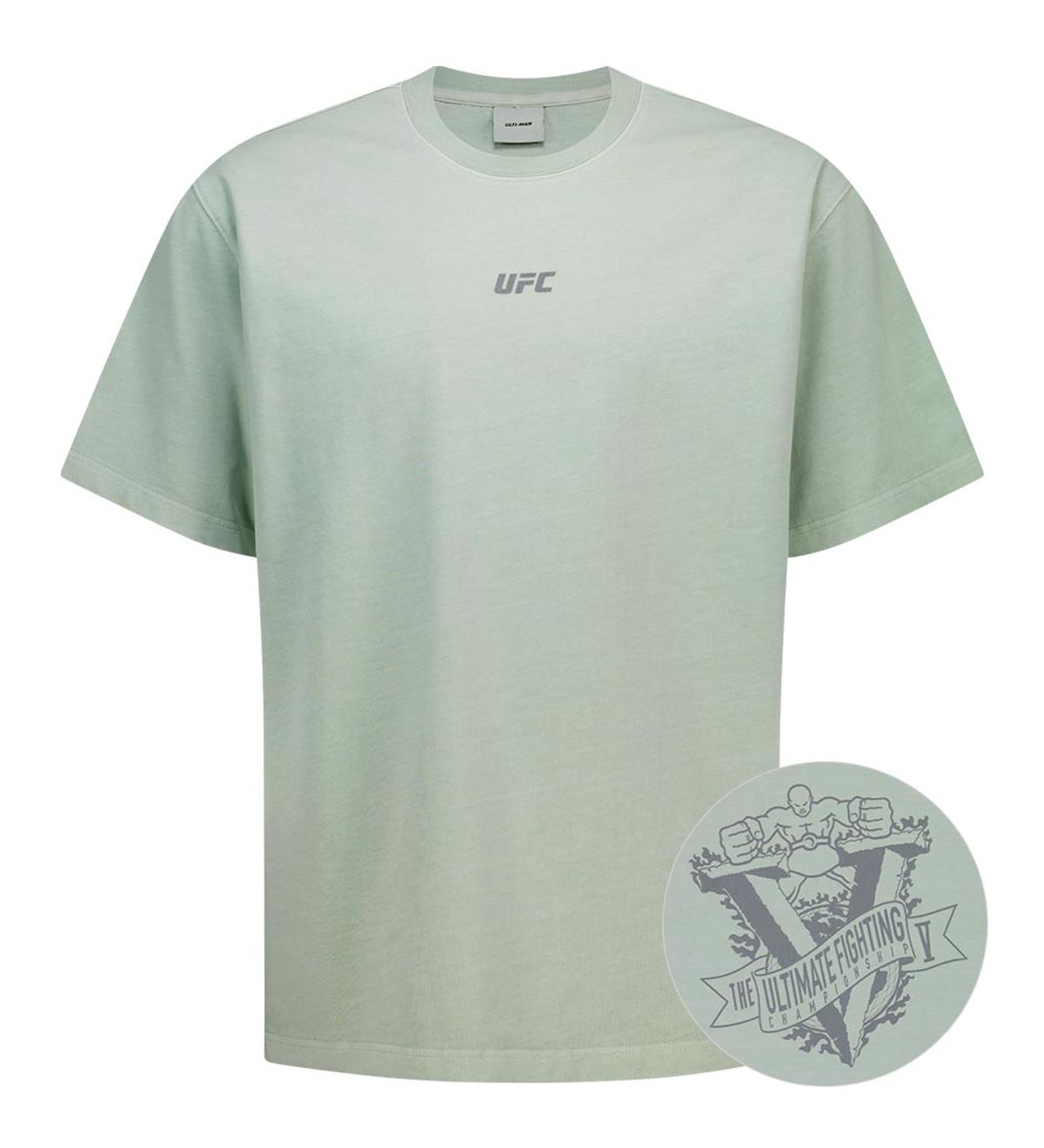 유에프씨 스포츠(UFC SPORT) UFC 울티맨 릴렉스핏 반팔 티셔츠 라이트그레이 U3SSV2323LG