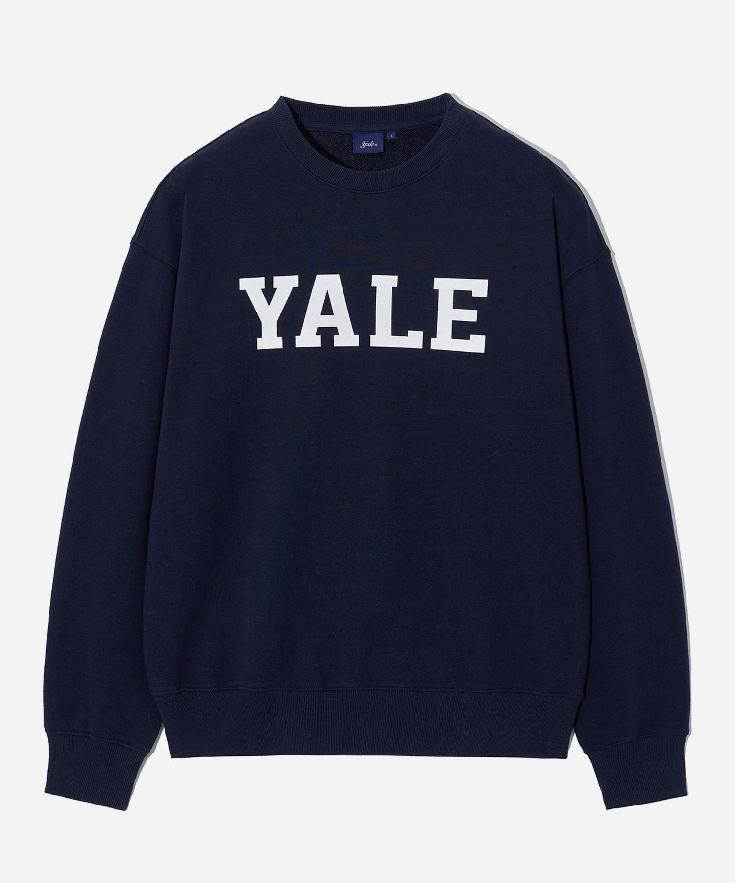 MUSINSA公式 | YALE JERSEY LOGO SWEATSHIRT NAVY
