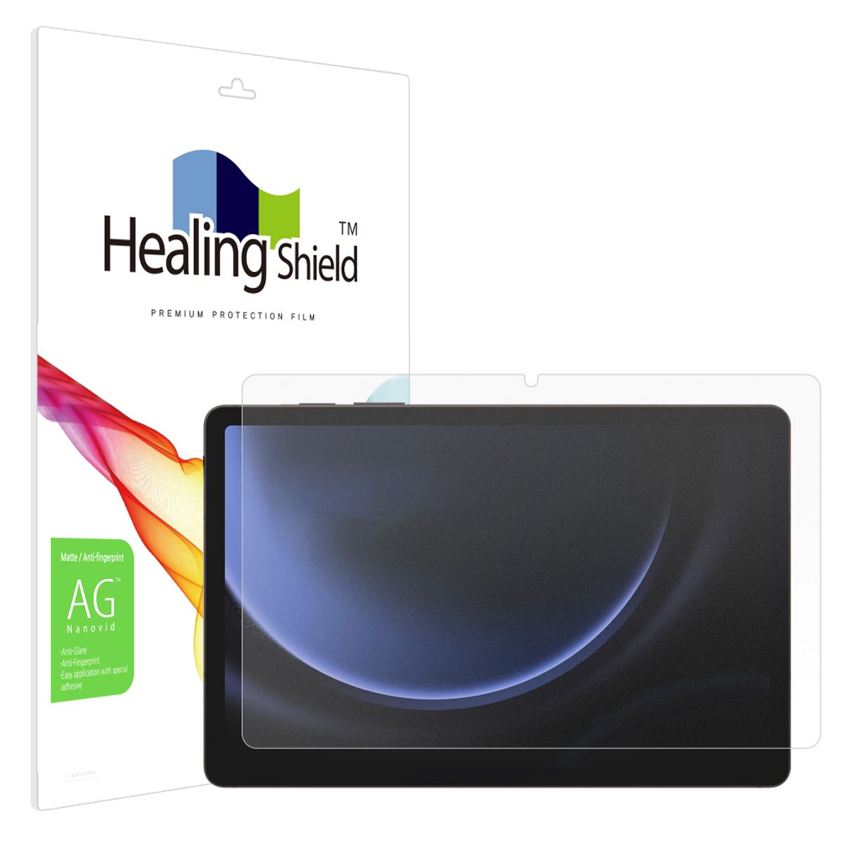 힐링쉴드(HEALINGSHIELD) 갤럭시탭S9 FE 저반사 지문방지 액정보호필름