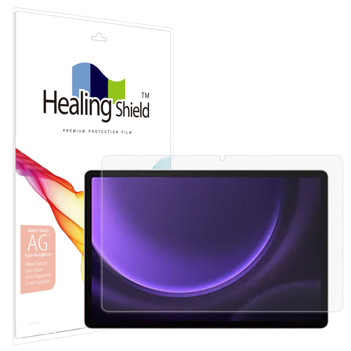 힐링쉴드(HEALINGSHIELD) 갤럭시탭S9 FE 플러스 종이질감 Light 액정보호필름