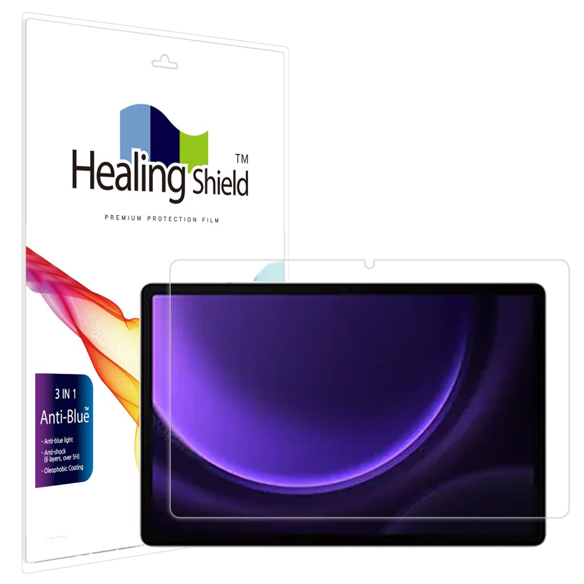 힐링쉴드(HEALINGSHIELD) 갤럭시탭S9 FE 플러스 블루라이트차단 액정보호필름