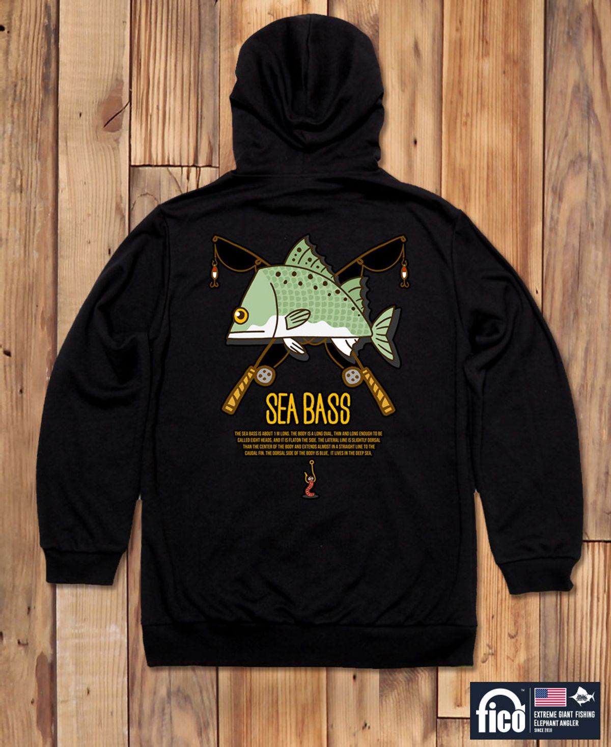 돌돌(DOLDOL) FICO-HOODY-118  익스트림 낚시 브랜드  피코 캐릭터 그래픽 후드티 후디