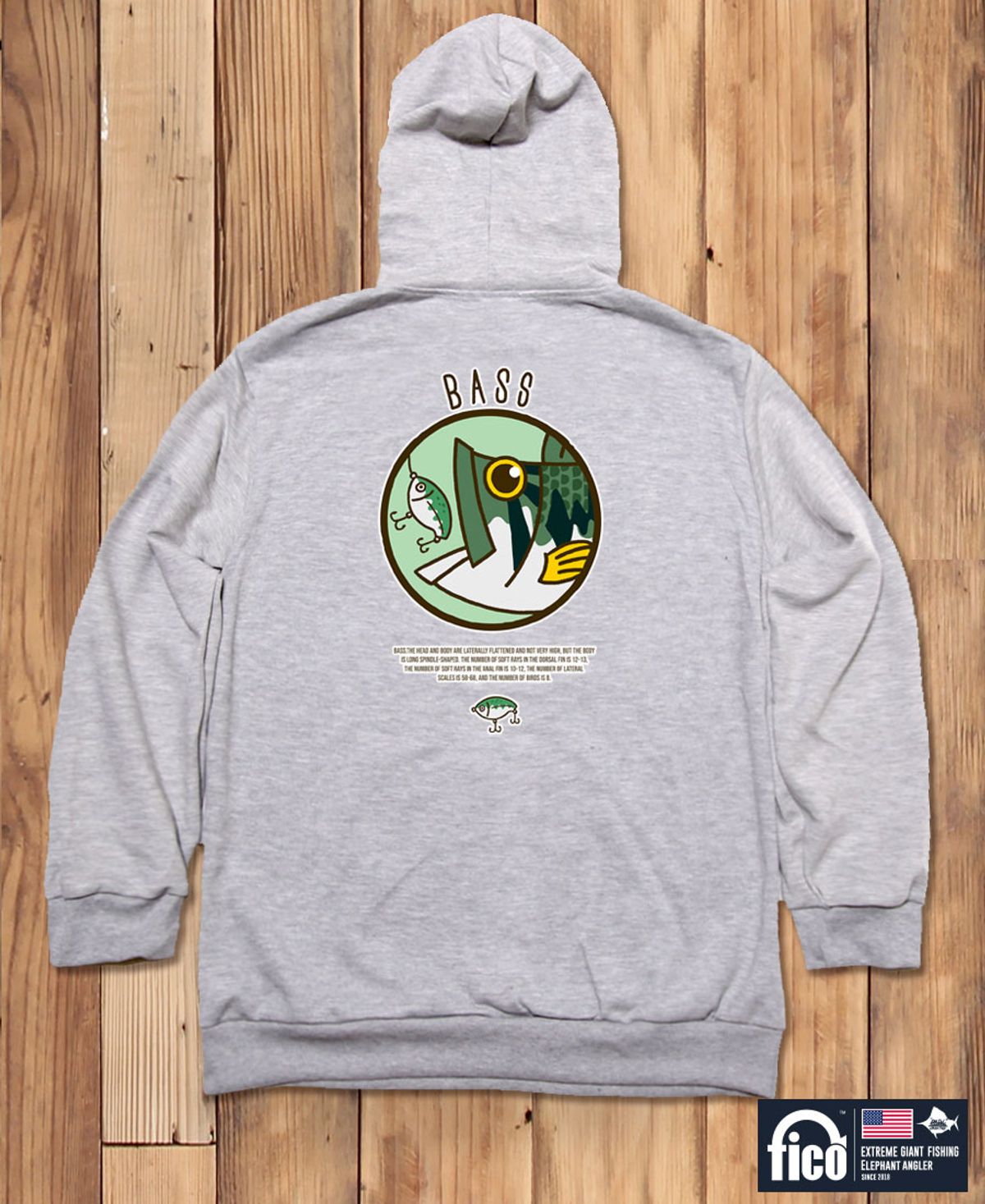 돌돌(DOLDOL) FICO-HOODY-120  익스트림 낚시 브랜드  피코 캐릭터 그래픽 후드티 후디