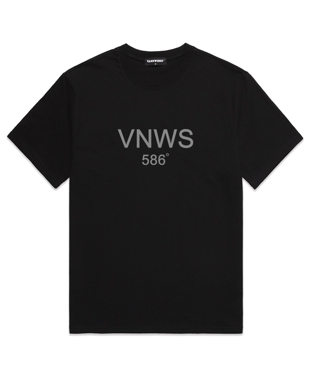 밴웍스(VANNWORKS) VNWS 586 오버핏 반팔 티셔츠 블랙/그레이 (VS0049)