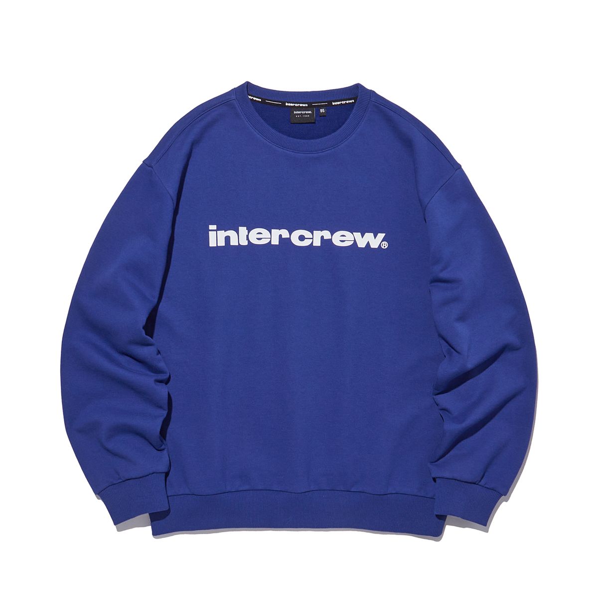 인터크루(INTERCREW) [24SS] 인터크루 아카이브 로고 맨투맨 R블루 ITY1TM31GRB