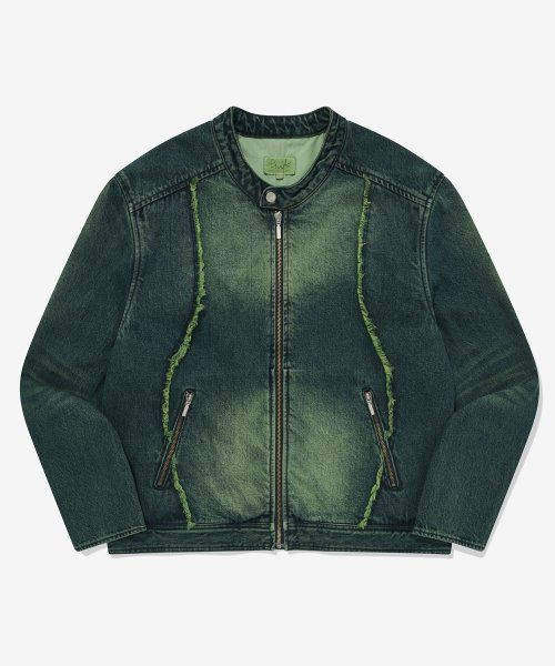 플레어업(FLAREUP) Asymmetrical Biker Jacket (FL-047_Black