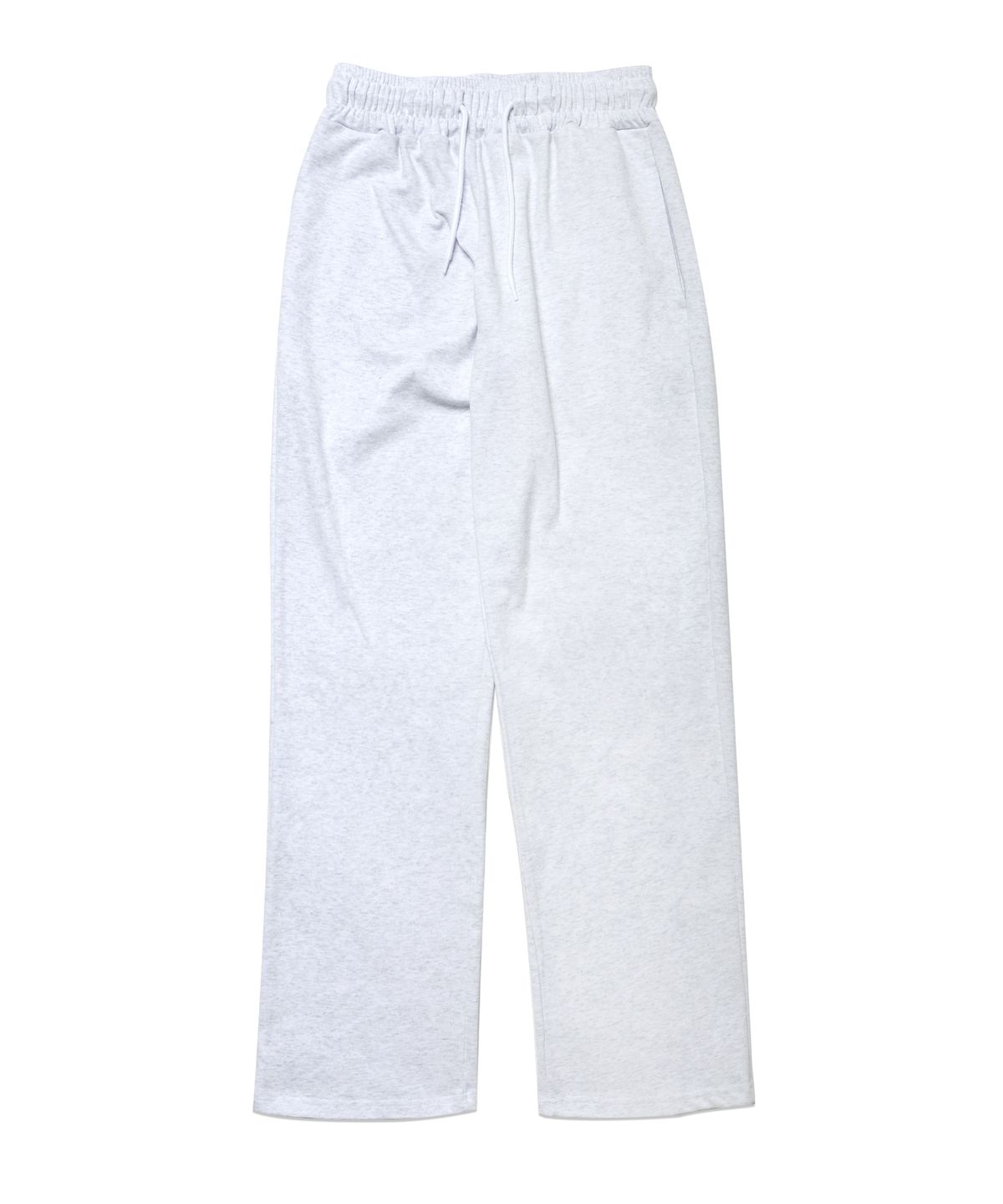 유니어패럴(UNI APPAREL) 베이직 와이드 스웨트 팬츠 화이트 메란지
