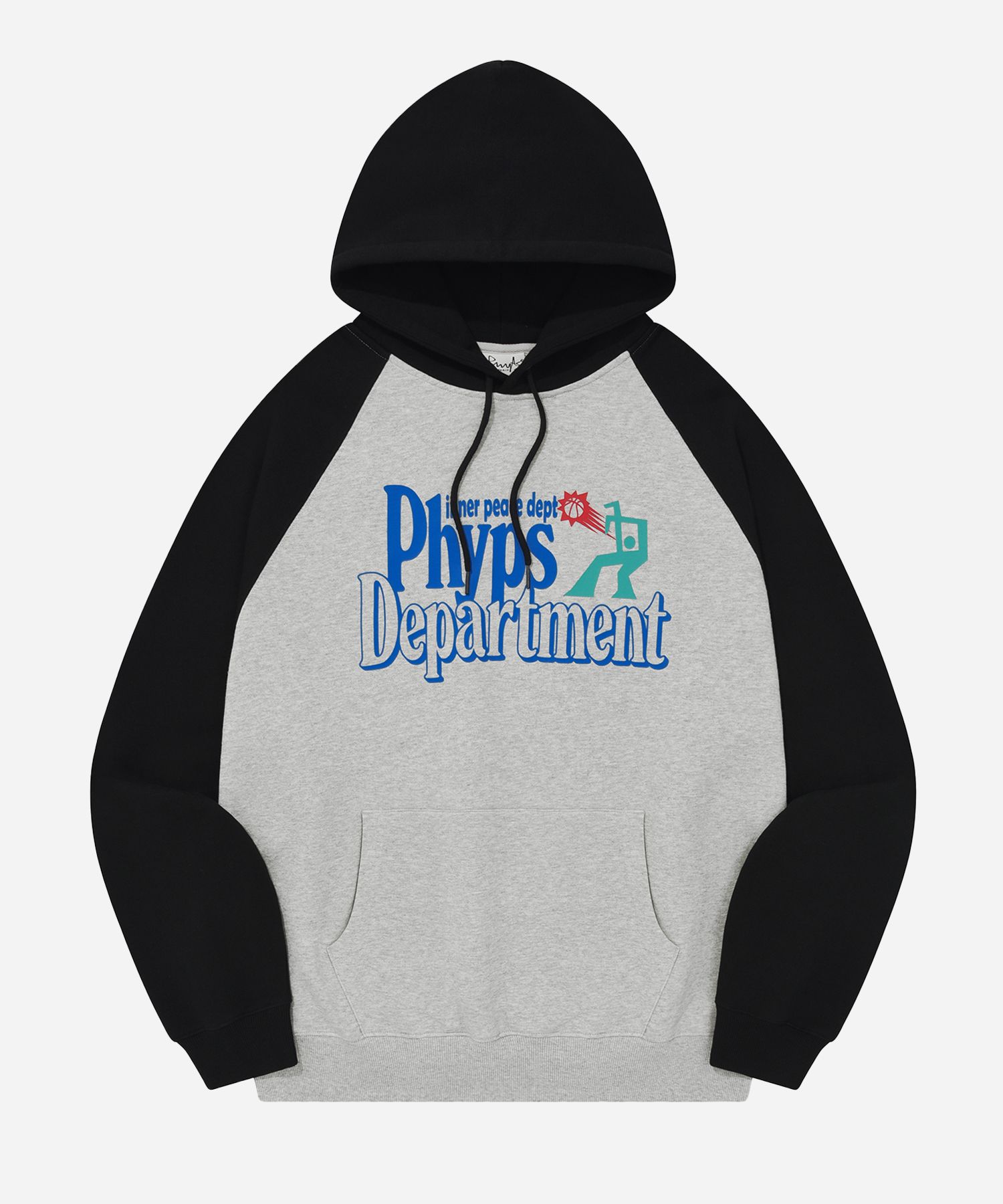 (G)I-DLE 着用☆関税込☆PHYPS★BASKETBALL SHOT RAGLAN HOODIE MUSINSA | PHYPS BASKETBALL SHOT RAGLAN HOODIE GRAY / BLACK