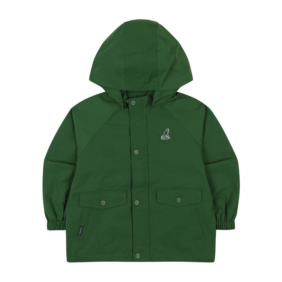 캉골키즈(KANGOL KIDS) 스프링 뉴 컬러 후디드 라이트 점퍼 QA 0005 그린/AQACJP00050GN