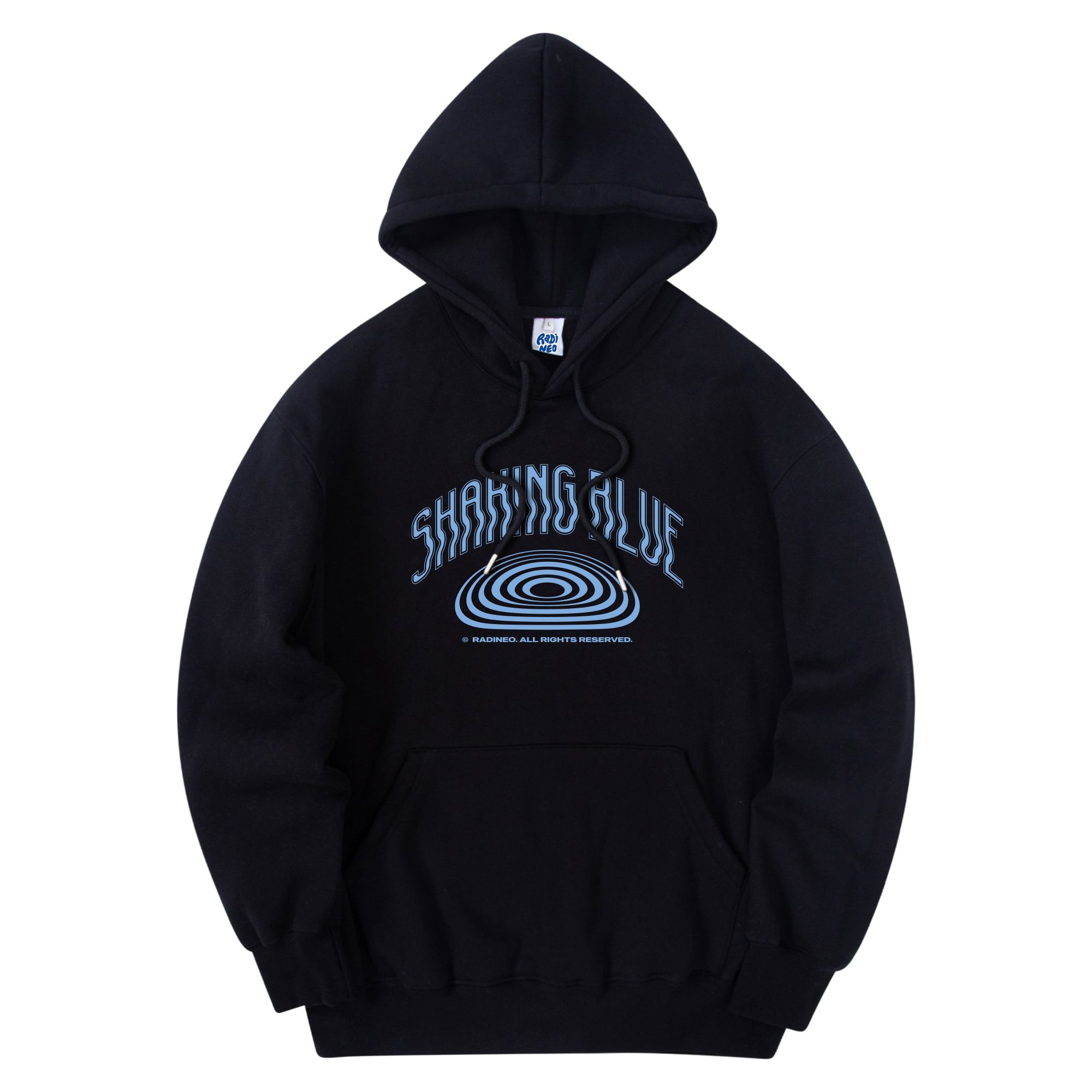 [RADINEO]★ 韓国人気★SHAKING BLUE HOODIE MUSINSA公式 | RADINEO Shaking Blue Hooded Black