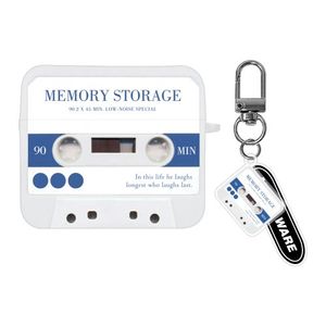 CASSETTE AIRPODS 3 SQUARE CASE_WHITE BLUE