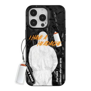 [아이폰16추가] SPRAY WAVE CASE_ORANGE