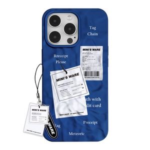 [아이폰16추가] PAPER MATT WAVE CASE_TAG BLUE