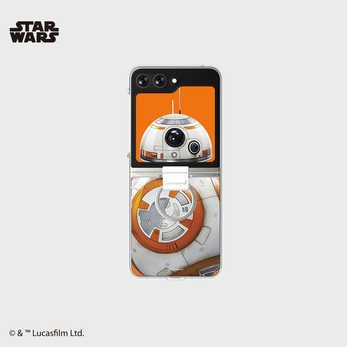 에스엘비에스(SLBS) 스타워즈 BB-8 링 수트 케이스 for Galaxy Z Flip5