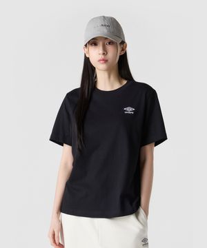 에센셜 스몰로고 반팔 티셔츠 블랙 UR123CRS19