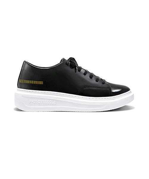 MUSINSA公式 | P-31 Oversole Black Label 7cm sneakers - Black