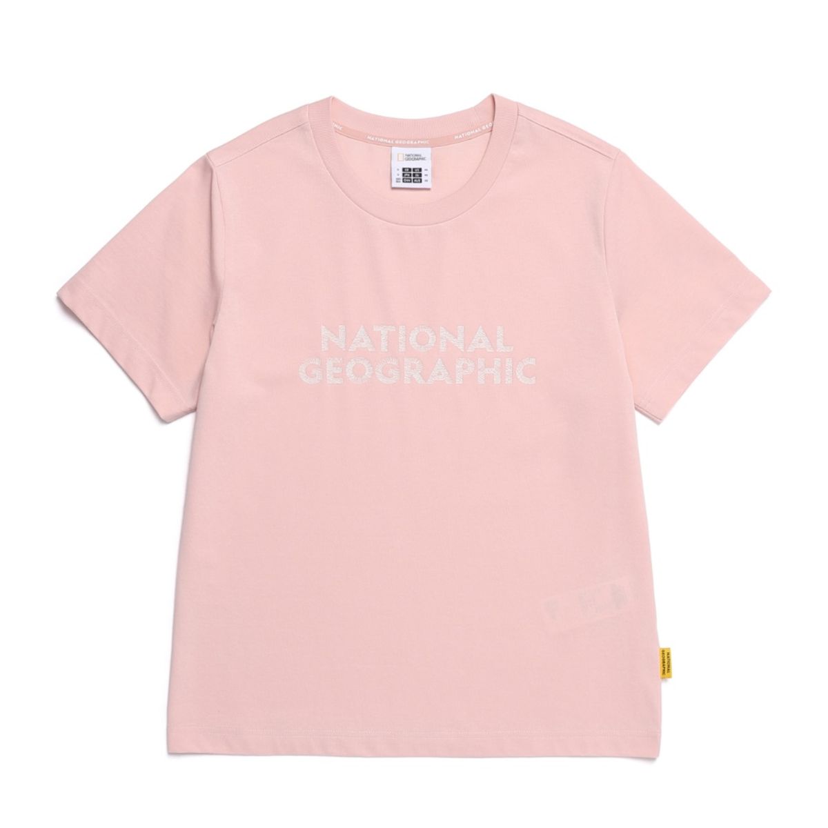 내셔널지오그래픽(NATIONALGEOGRAPHIC) N255UTS920 네오디 빅로고 반팔 티셔츠 INDIAN PINK