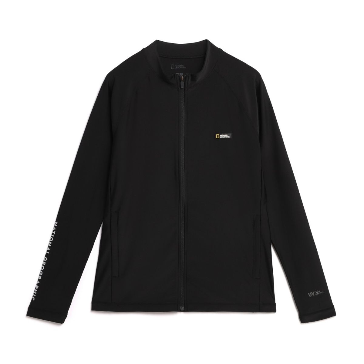 내셔널지오그래픽(NATIONALGEOGRAPHIC) N242MRG700 남성 집업 래쉬가드 CARBON BLACK