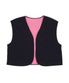 HEART QUILTING VEST black