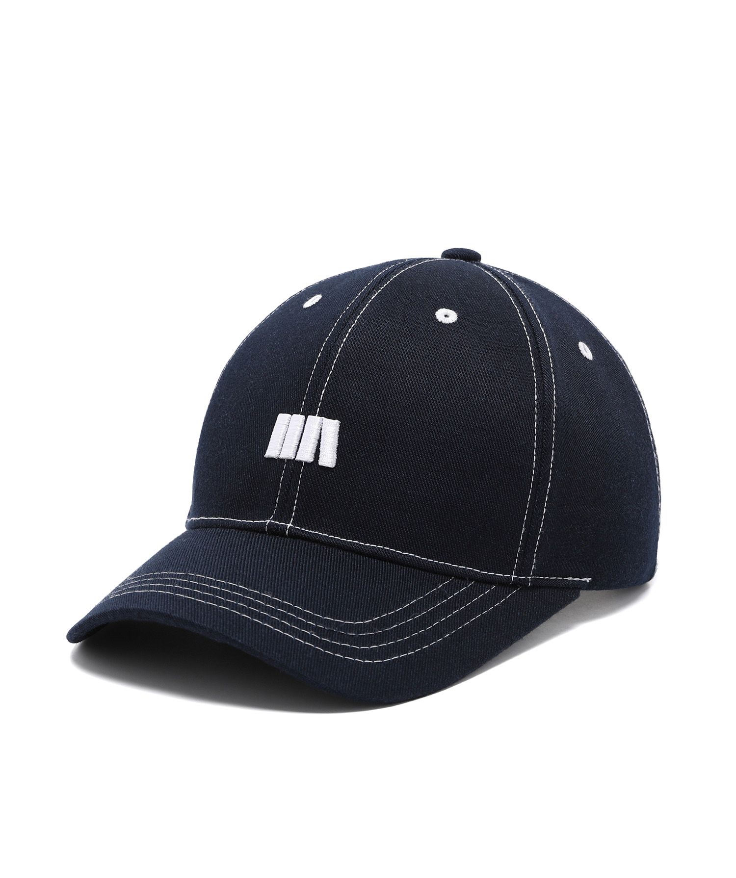 【MUSCLE ARMED】★人気★コントラストロゴボールキャップ MUSINSA公式 | MUSCLE ARMED Contrast Logo Ball Cap [Navy]