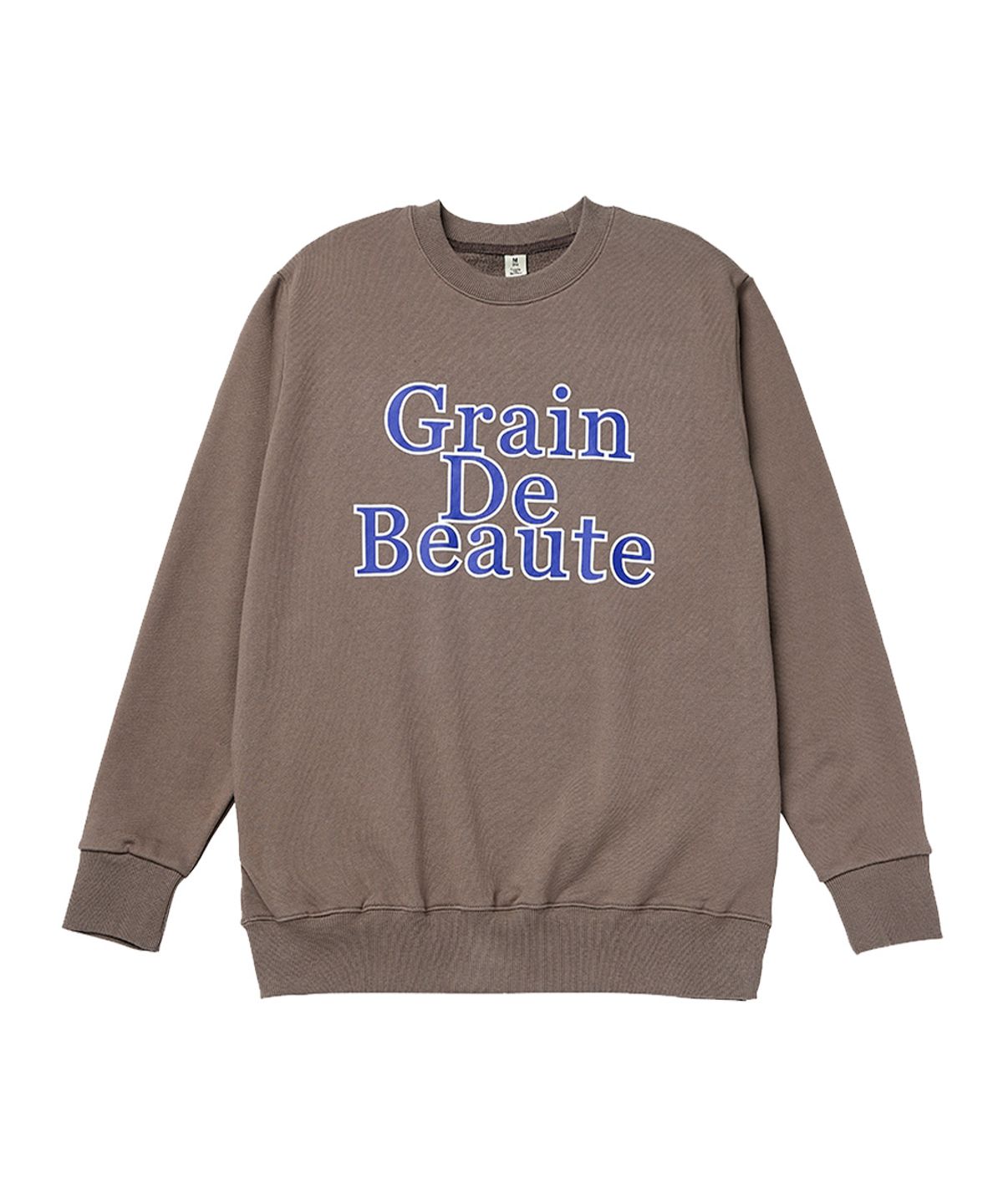 그랭드보떼(GRAIN DE BEAUTE) NEW SIGNATURE SWEAT [CHARCOAL]