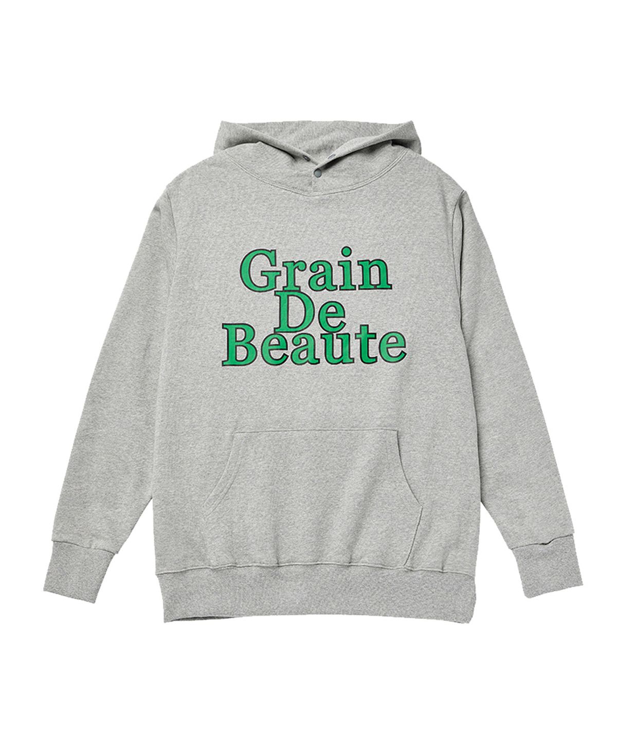 그랭드보떼(GRAIN DE BEAUTE) NEW SIGNATURE HOODY [GRAY]