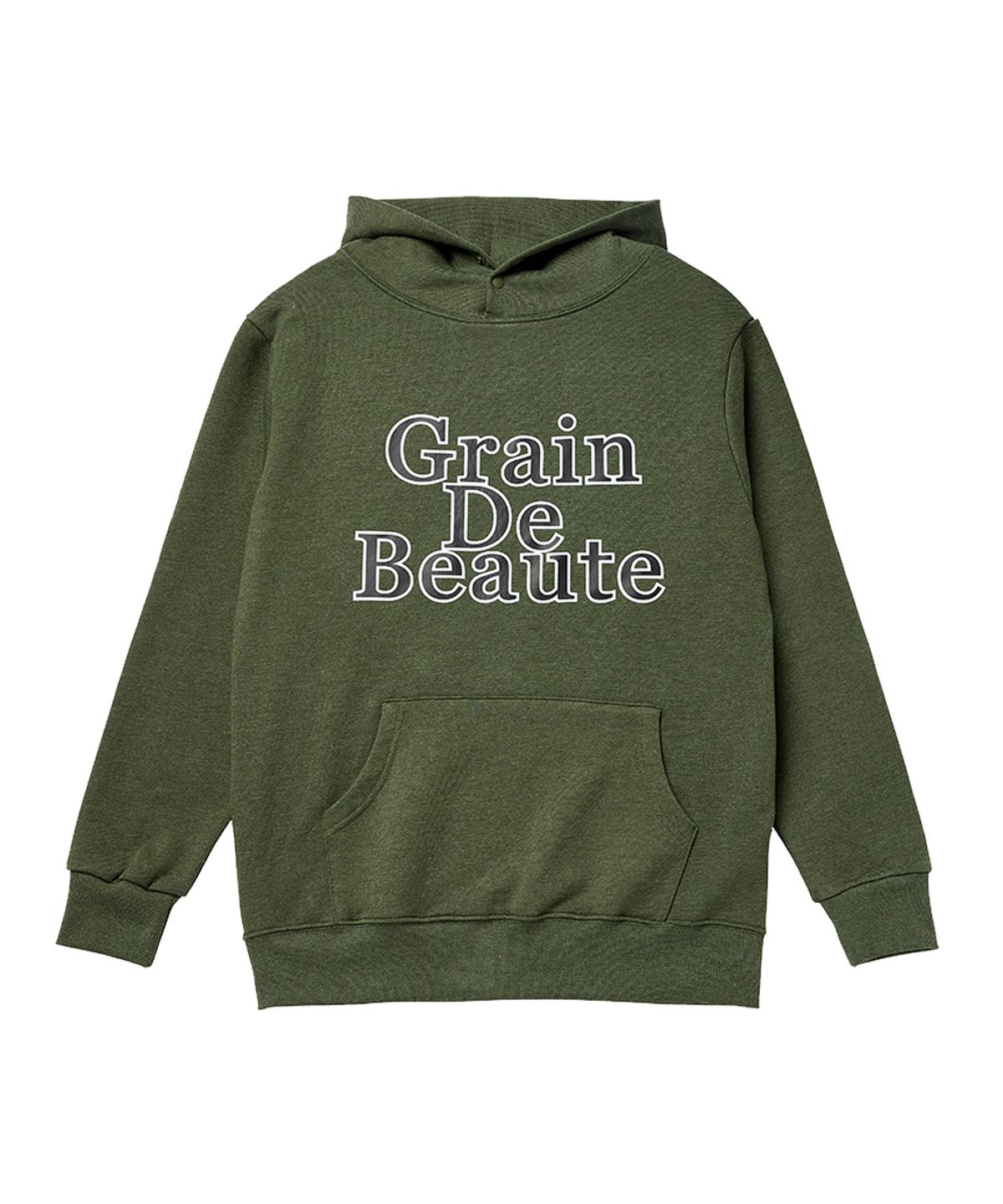 그랭드보떼(GRAIN DE BEAUTE) NEW SIGNATURE HOODY [GREEN]